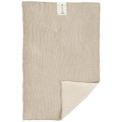 Håndklæde "ALTUM" sand strikket - 40x60 - Ib Laursen