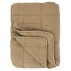 Quilt / Vattæppe støvet lys brun - 130x180 - Ib Laursen
