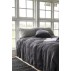 Quilt / sengetæppe gråsort - 240x240 - Ib Laursen