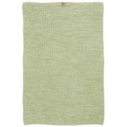 Håndklæde "Mynte" lysegrøn meleret strikket - 40x60 - Ib Laursen