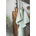 Håndklæde "Mynte" lysegrøn meleret strikket - 40x60 - Ib Laursen