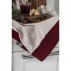 Håndklæde "Mynte" vinrød strikket - 40x60 - Ib Laursen