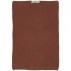 Håndklæde "Mynte" rustik brun strikket - 40x60 - Ib Laursen