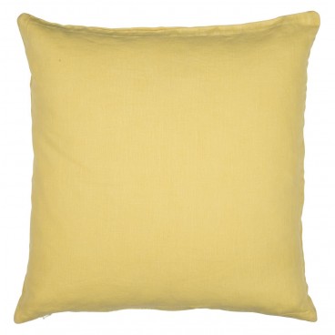 Pudebetræk lemon gul hør - Ib Laursen - 50x50