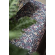 Quilt / Vattæppe lavendel m/ blomster - Ib Laursen - 130x180