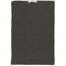 Håndklæde "Mynte" lys grå strikket - Ib Laursen - 40x60