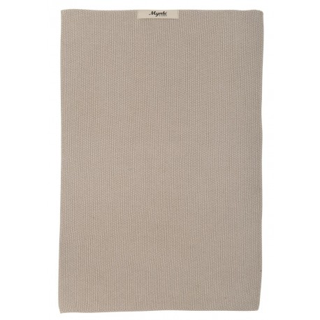 Håndklæde "Mynte" sand strikket - 40x60 - Ib Laursen