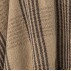 Plaid "Robbi" brun m/ stribemønster - Bloomingville 130x160