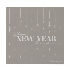 Servietter Nilea "Happy new year" - Bloomingville - 20 stk.