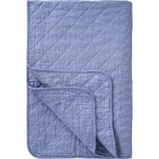 Quilt / Vattæppe - Ib Laursen m/ mørkeblå striber 130x180