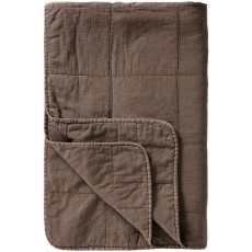 Quilt / Vattæppe gråbrun - 130x180 - Ib Laursen