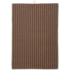 Viskestykke "Naja" rød m/ natur striber - Ib Laursen 50x70