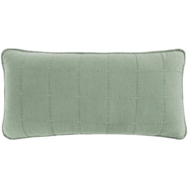 Pudebetræk t/ gavlpude pistacie quiltet forside - Ib Laursen - 50x90