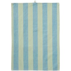 Viskestykke Linus m/ lysegrønne og blå striber - Ib Laursen 50x70