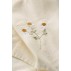 Viskestykke råhvid "Flora" m/ marguerit - Ib Laursen 50x70