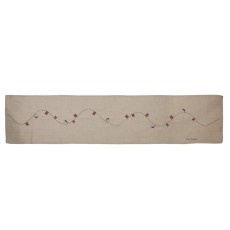 Bordløber naturfarvet m/ blå student - Speedtsberg 40x160