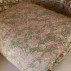 Quilt / Vattæppe m/ grønt og rosa paisley - Ib Laursen 130x180