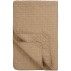 Quilt / vattæppe beige m/ små brune blomster - Ib Laursen 130x180