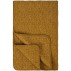 Quilt / vattæppe mustard m/ blomsterranker - Ib Laursen 130x180