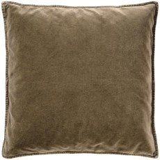 Pudebetræk velour truffle - Ib Laursen 50x50