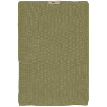 Håndklæde Mynte salviegrøn strikket - Ib Laursen 40x60