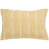 Pudebetræk off white m/ mustard stribemønster - Ib Laursen 40x60