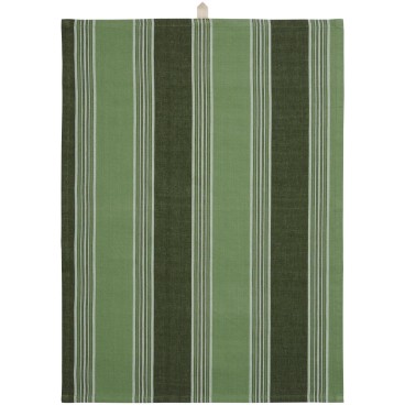 Viskestykke m/grønne striber - Ib Laursen 50x70